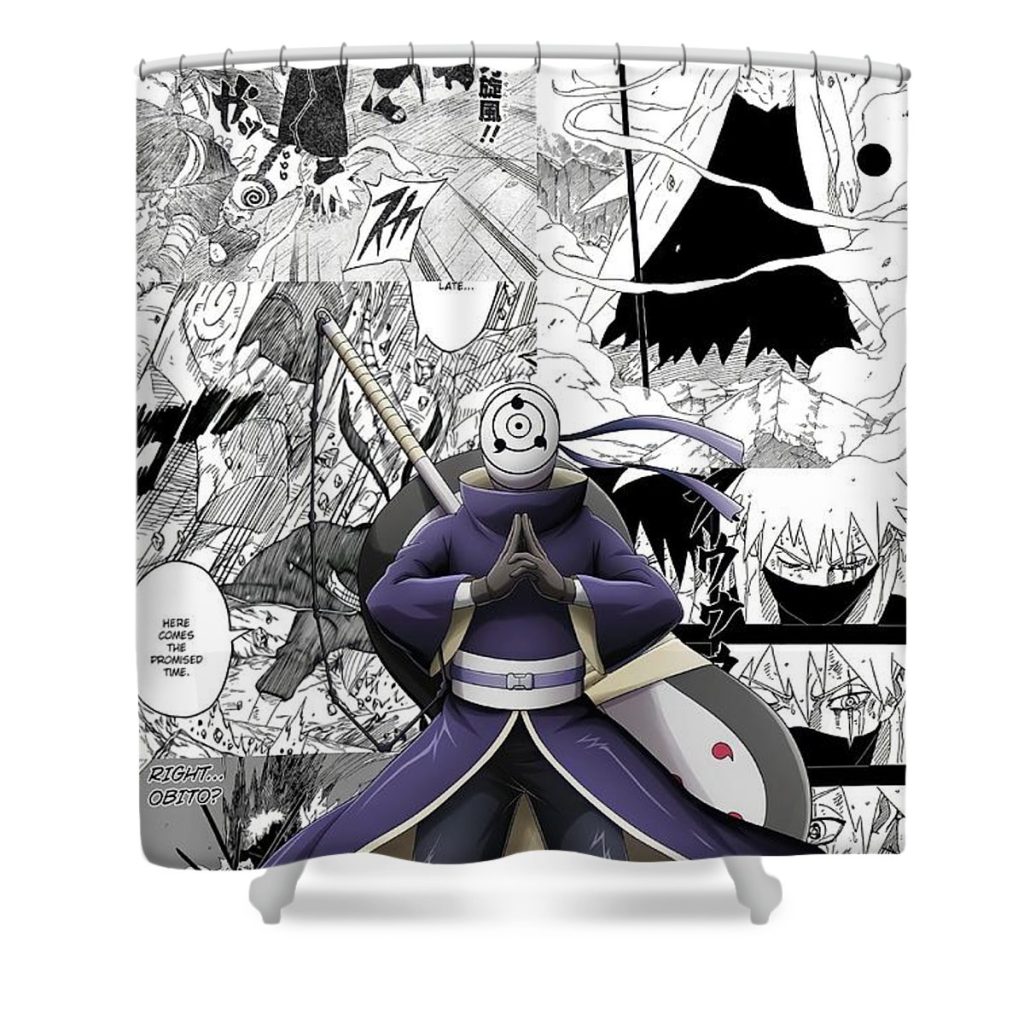 obito justin gian santos - Anime Shower Curtain Shop