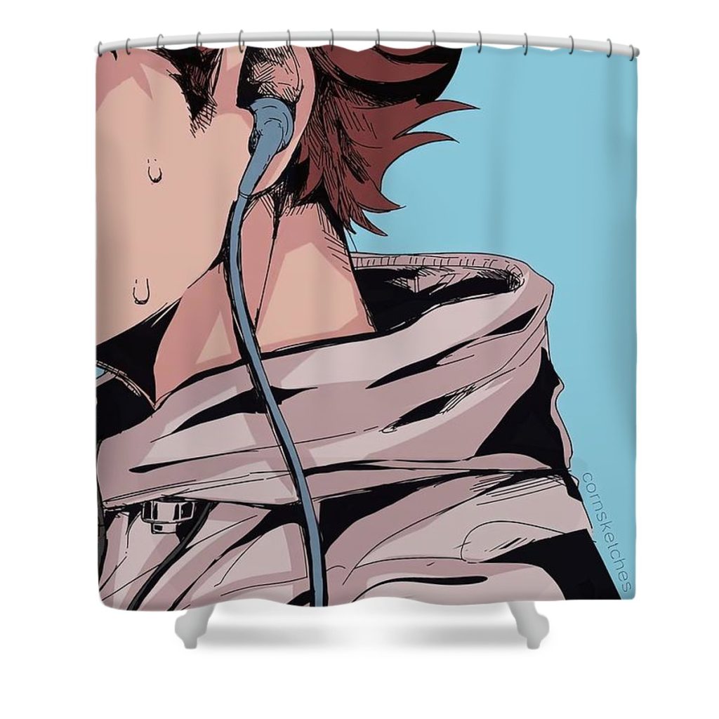 oikawas ear haikyuu claire cooper - Anime Shower Curtain Shop