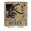 one piece wanted poster queen niklas andersen - Anime Shower Curtain Shop