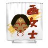 painted lady kanji avatar the last airbender carlyn p lee transparent - Anime Shower Curtain Shop