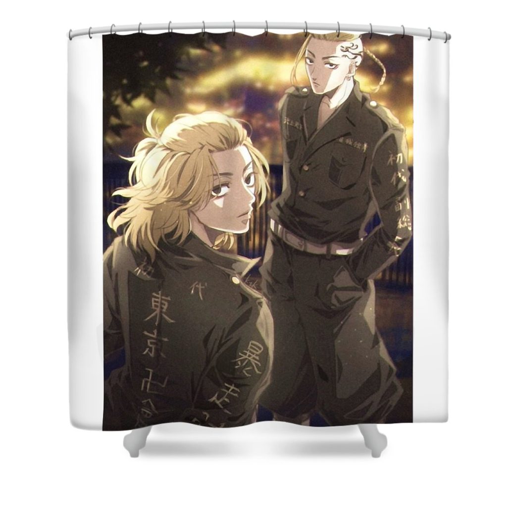 people call me takemichi movies hanagaki retro vintage mizorey tee transparent - Anime Shower Curtain Shop