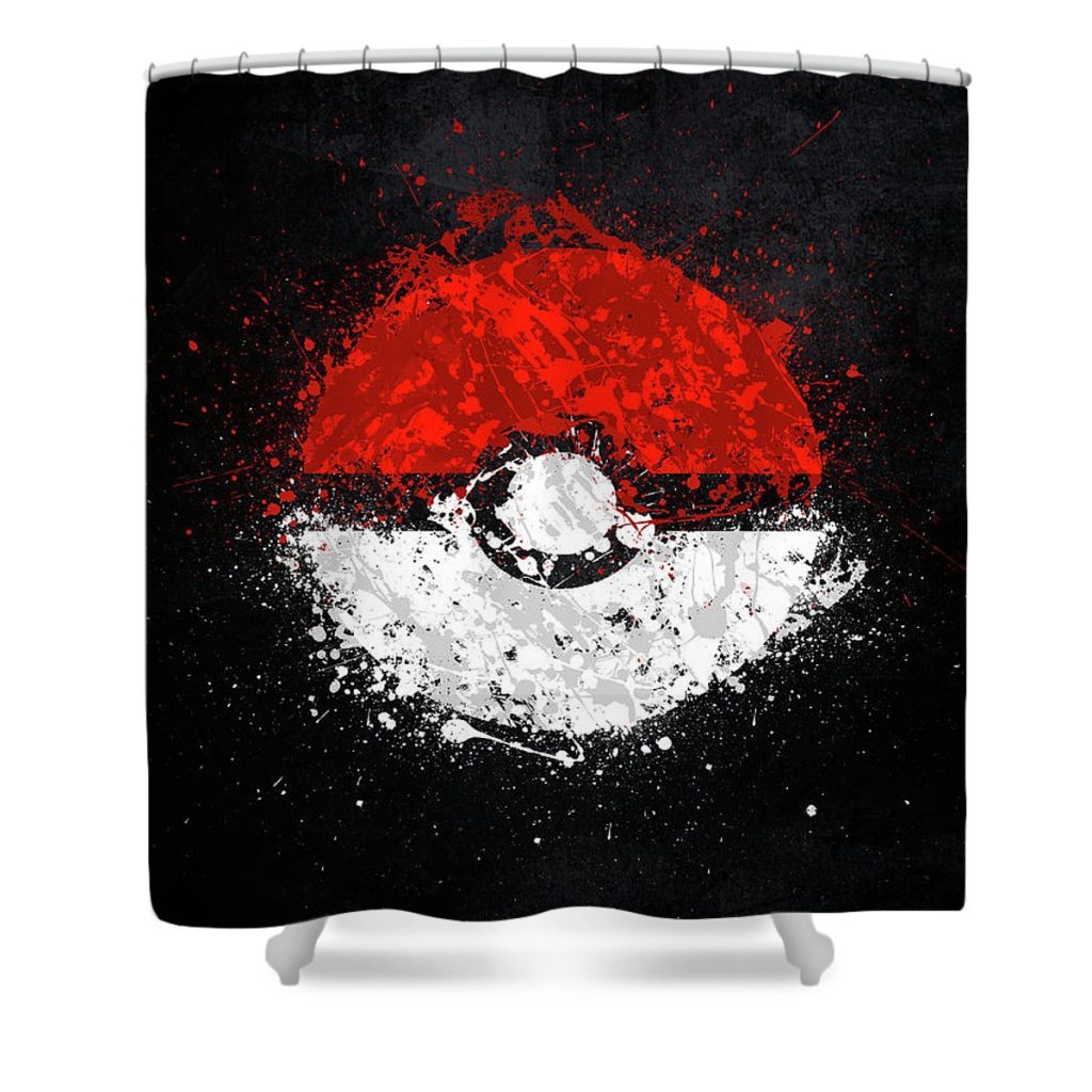 pokeball jonathon summers - Anime Shower Curtain Shop