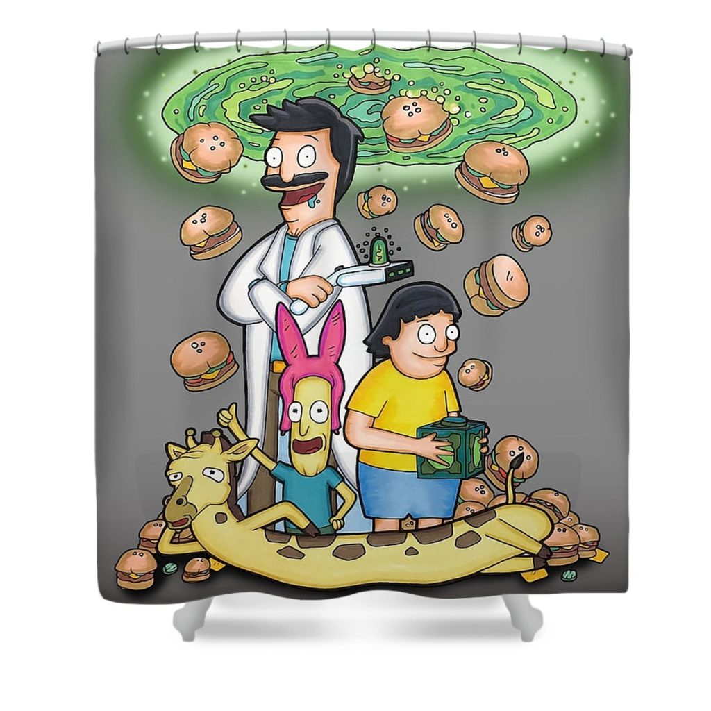 portalbella mushroom burger tyler turnbull - Anime Shower Curtain Shop