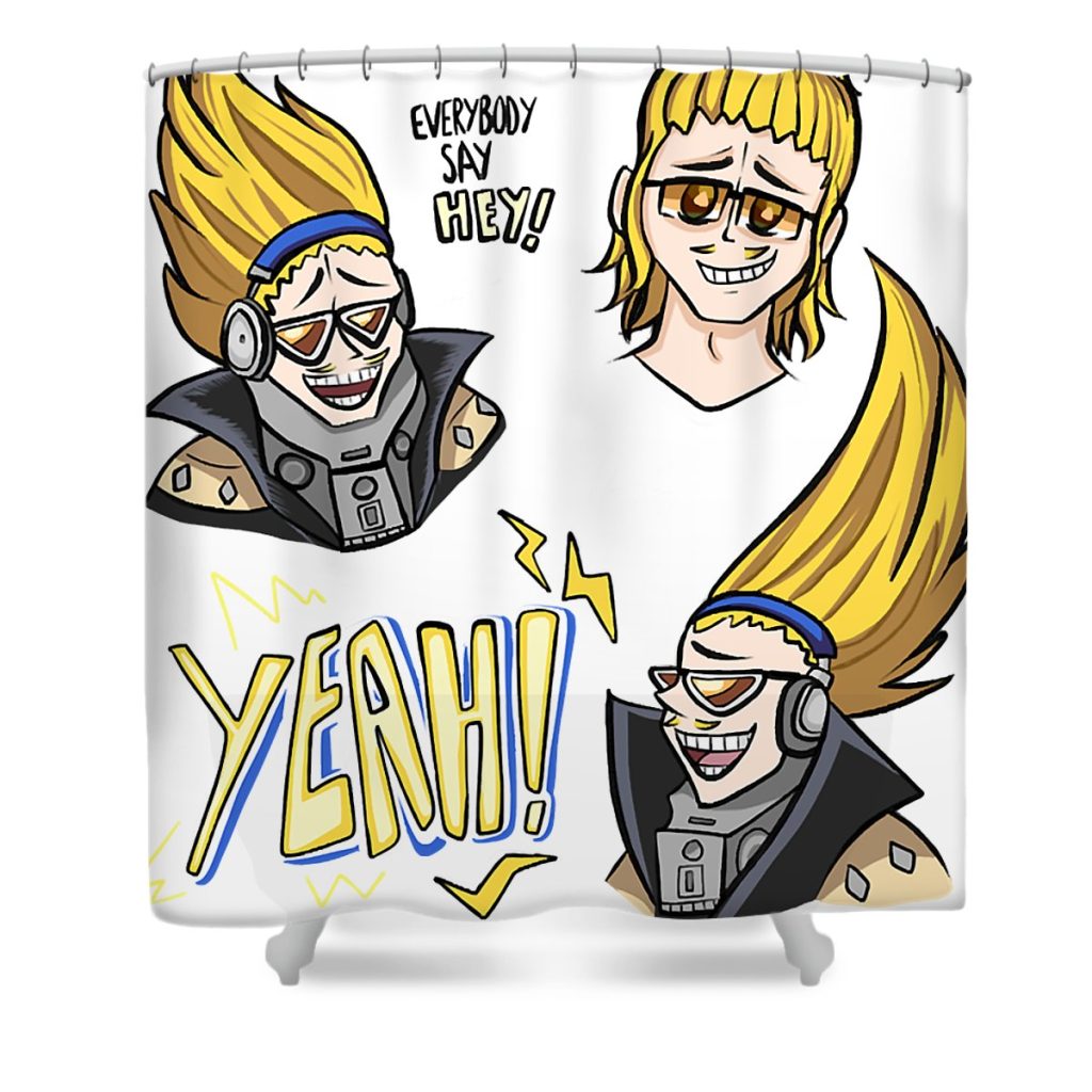 position go opponent special present present mic my hero academia gift movie fans gift zery bart transparent - Anime Shower Curtain Shop