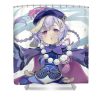 qiqi genshin impact sabrina ray - Anime Shower Curtain Shop