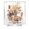 ramen pool party poppy poppy transparent - Anime Shower Curtain Shop