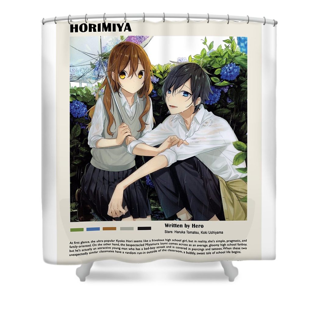 really surprise with this image of horimiya dnt prints transparent - Anime Shower Curtain Shop