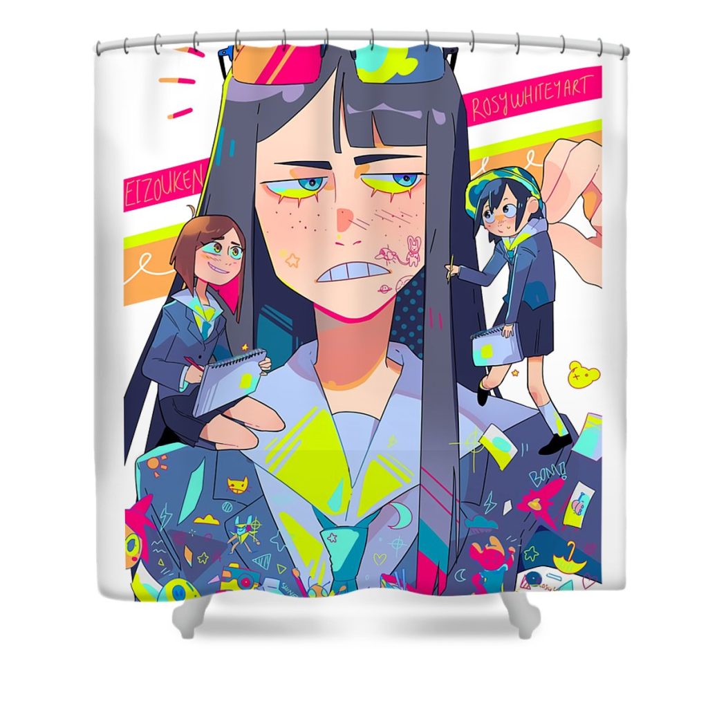 retro keep yours hands off eizoukens japanese manga series lotus leafal transparent - Anime Shower Curtain Shop