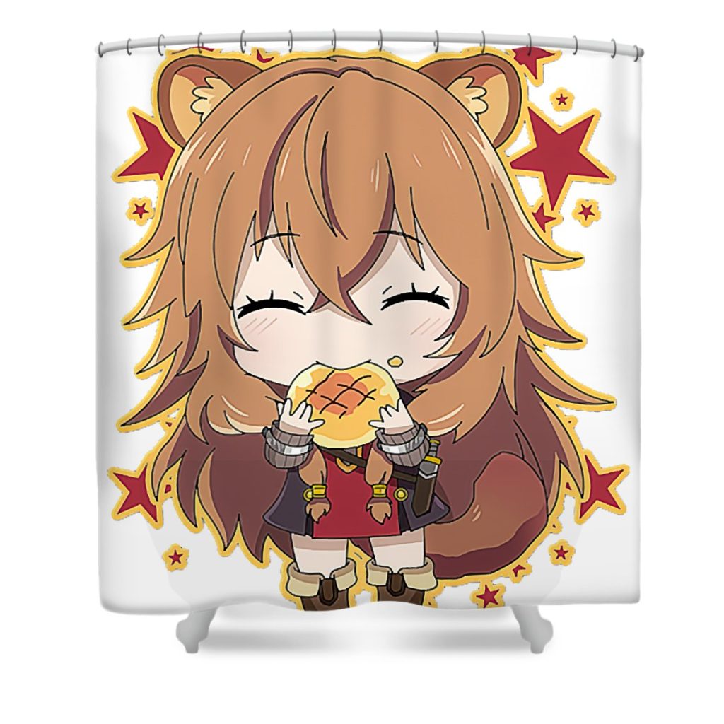 retro raphtalia the rising of the shield hero fantasy anime for men women lotus leafal transparent - Anime Shower Curtain Shop