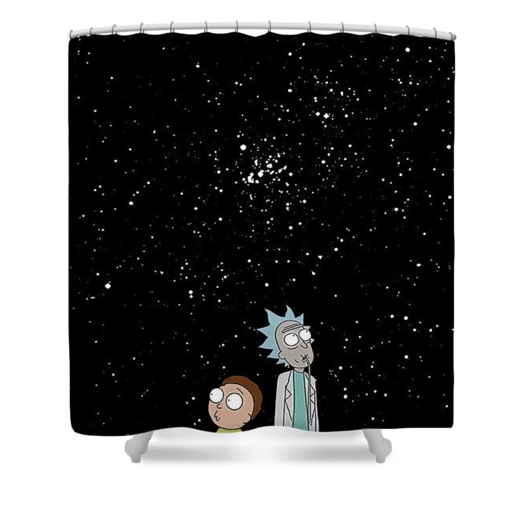 rick and morty 1 geryv - Anime Shower Curtain Shop