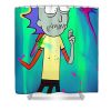 rick and morty seif jouida - Anime Shower Curtain Shop