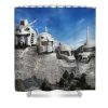 rushmore gundam rx78 andrea gatti - Anime Shower Curtain Shop