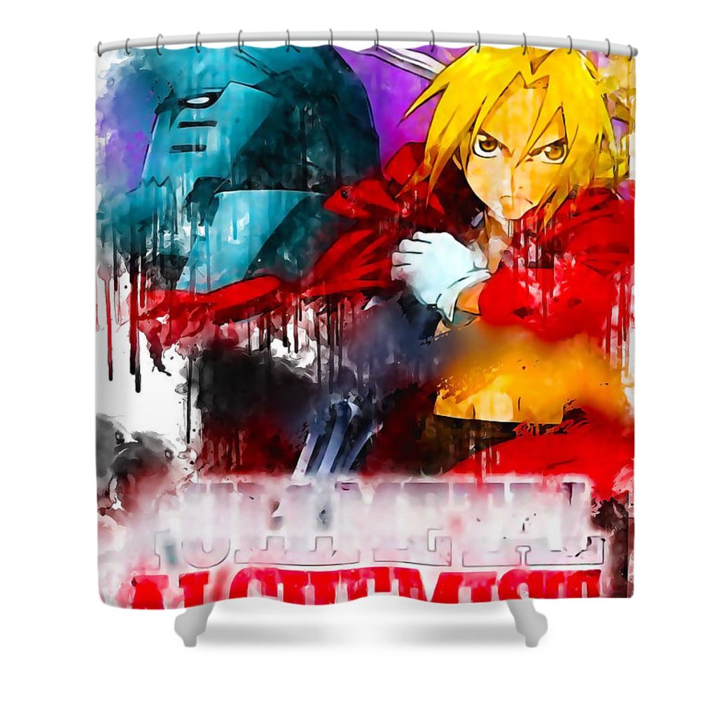 s03226 anime fullmetal alchemist sherman barrows - Anime Shower Curtain Shop