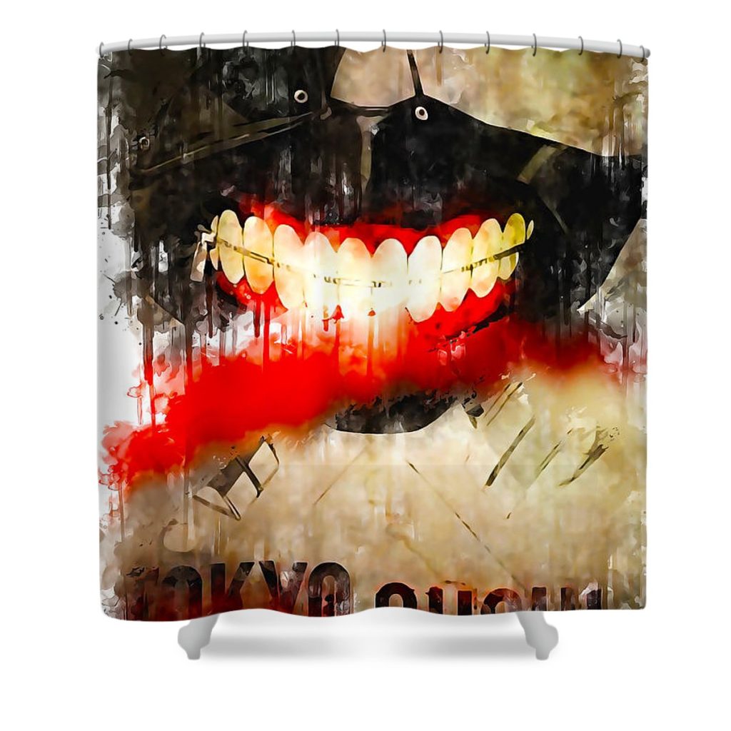 s03335 anime tokyo ghoul sherman barrows - Anime Shower Curtain Shop