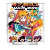 sailor cat moon karmila meli transparent - Anime Shower Curtain Shop