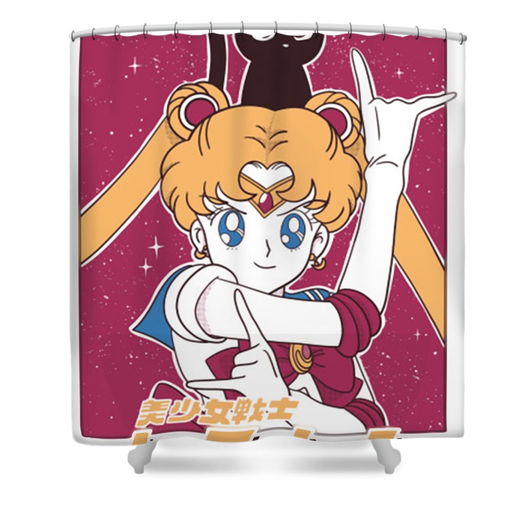 sailor moon magic line win transparent - Anime Shower Curtain Shop