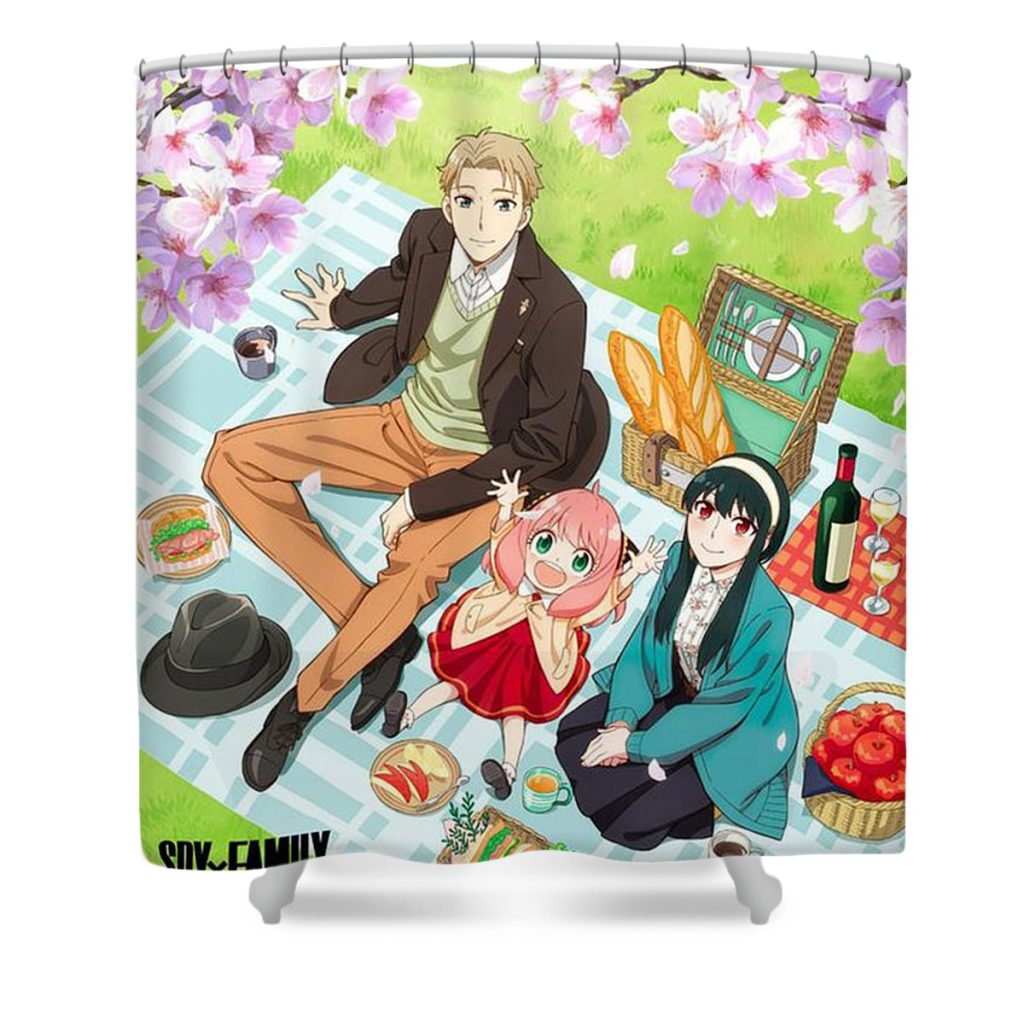 sakura garden spyxfamily anime william lester - Anime Shower Curtain Shop