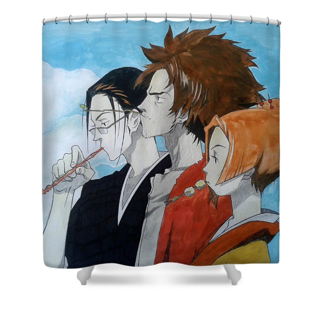 samurai champloo group uzeir mustafa - Anime Shower Curtain Shop