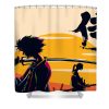 samurai champloo poster sebastian tina - Anime Shower Curtain Shop