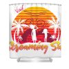 screaming sun cheryl knox transparent - Anime Shower Curtain Shop