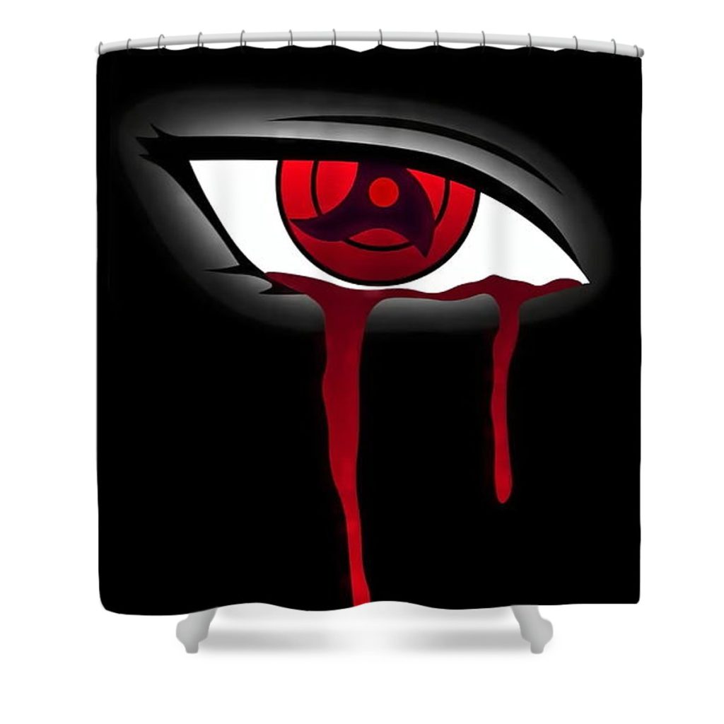 sharingan itachi lac lac - Anime Shower Curtain Shop