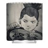 shikamaru and pakkun hampi gogoi - Anime Shower Curtain Shop