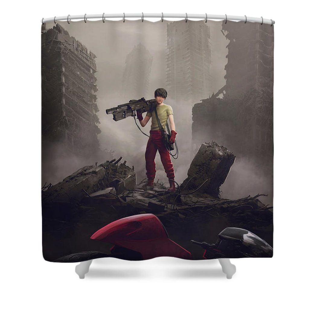 shotaro kaneda guillem h pongiluppi - Anime Shower Curtain Shop