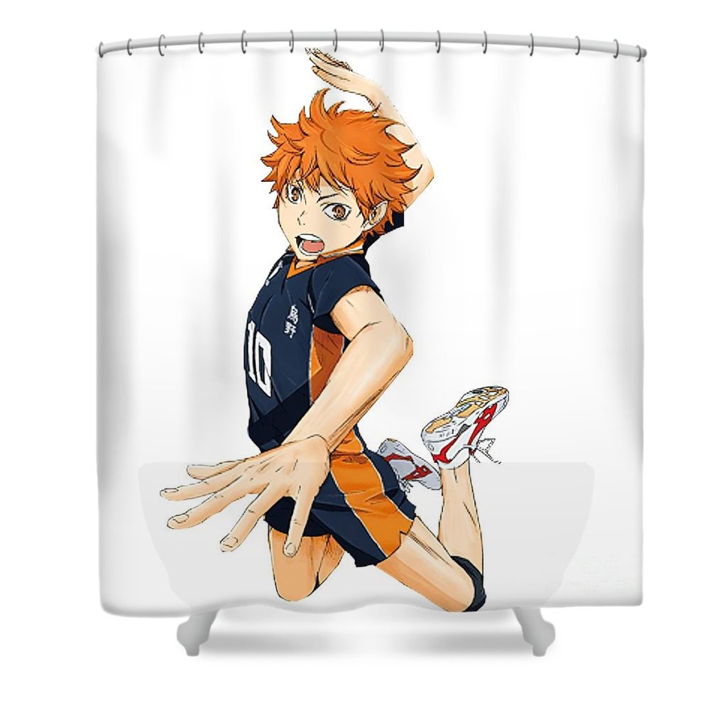 shy hinata haikyuu gary hall - Anime Shower Curtain Shop