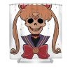 skull sailor moon line win transparent - Anime Shower Curtain Shop