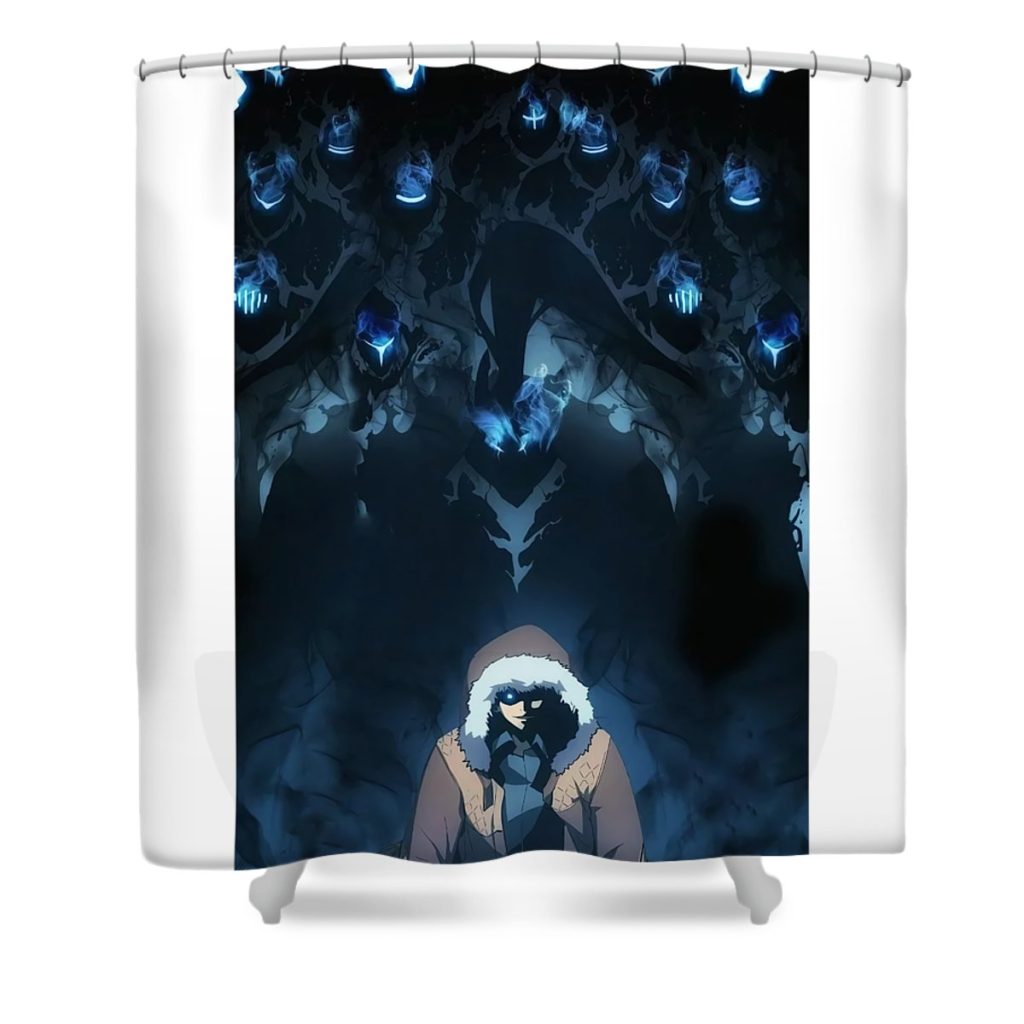 solo cools anime leveling s shirt logo cheap tee logo shirt for men tee women cools shirt weston doyle transparent - Anime Shower Curtain Shop