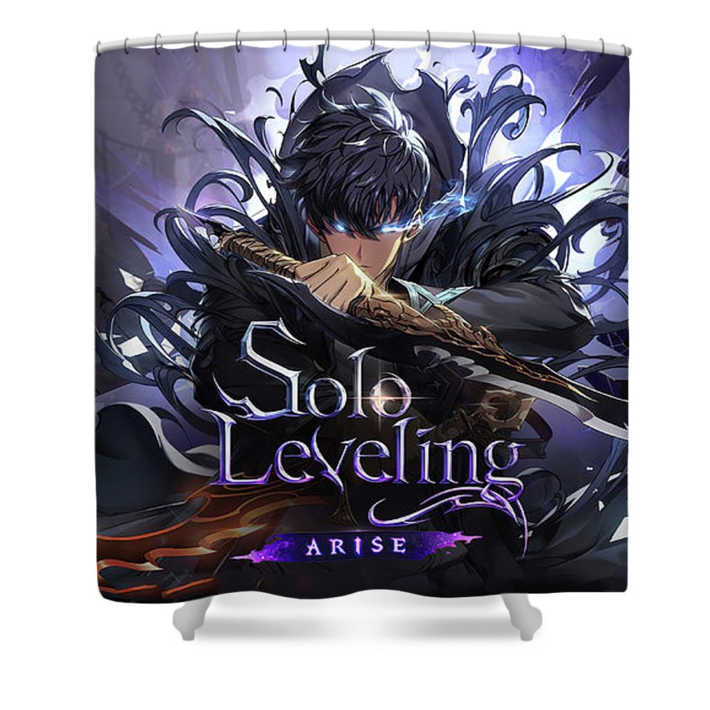 sung jin woo solo leveling nguyen hai - Anime Shower Curtain Shop