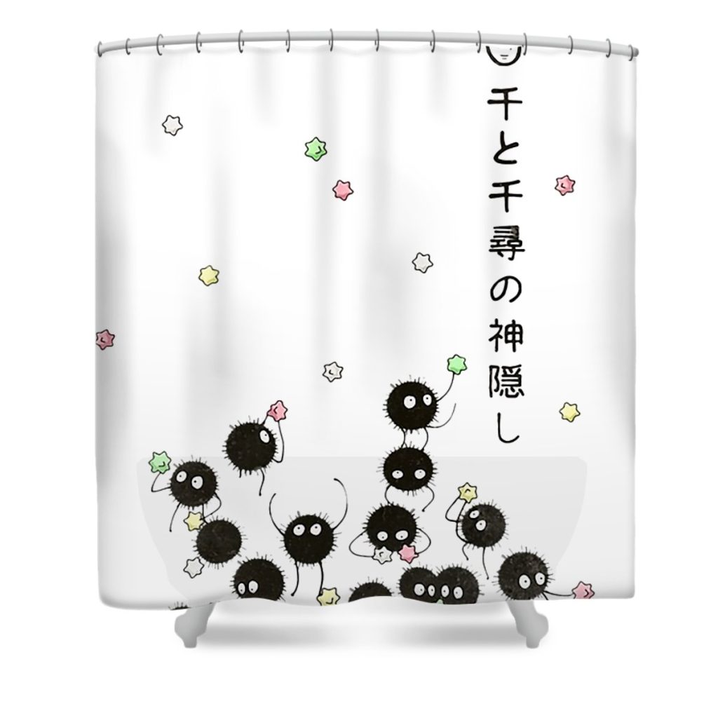 susuwatari joan a talbert transparent - Anime Shower Curtain Shop