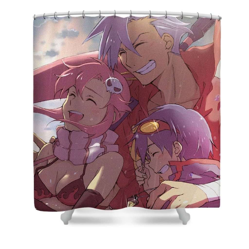 tengen toppa gurren lagann poster walsh - Anime Shower Curtain Shop