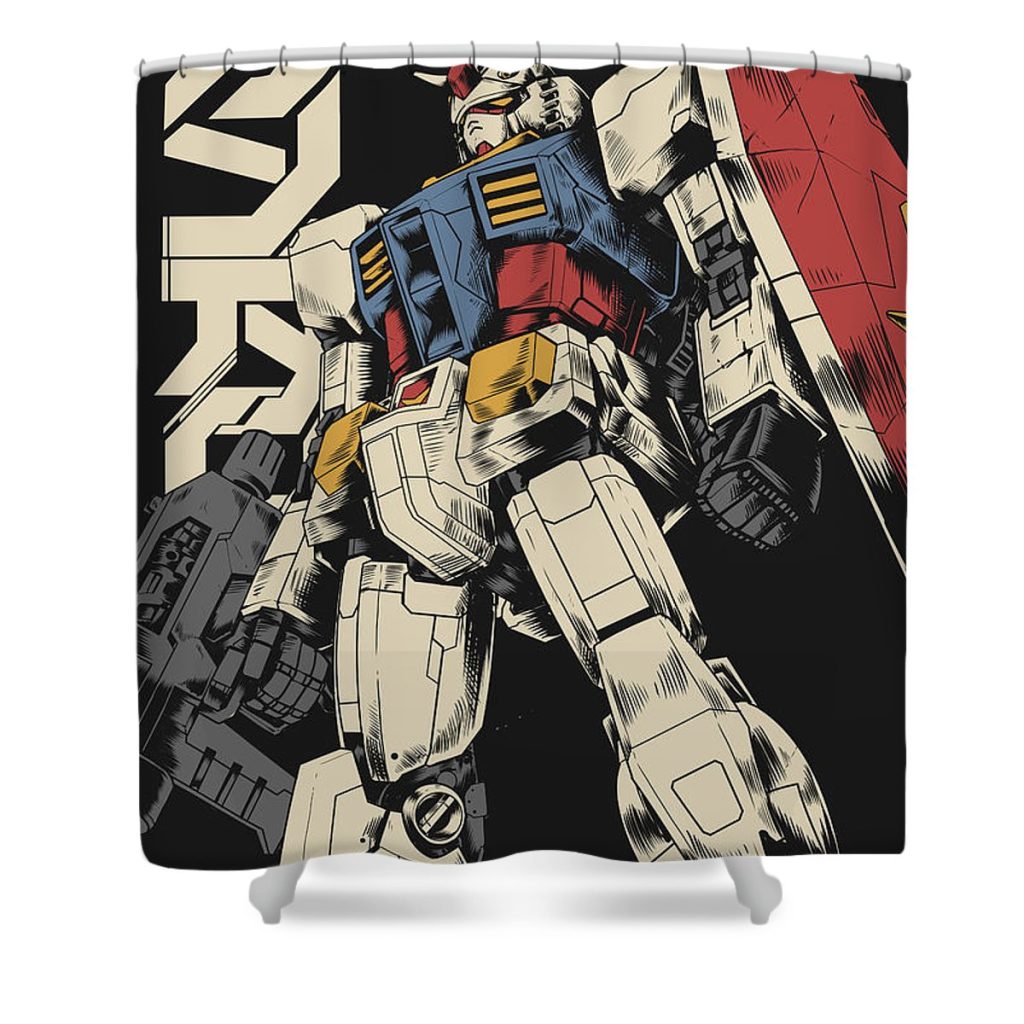 the gundam wahyudi pratama - Anime Shower Curtain Shop