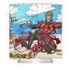 the humanoid typhoon schuyler sera - Anime Shower Curtain Shop