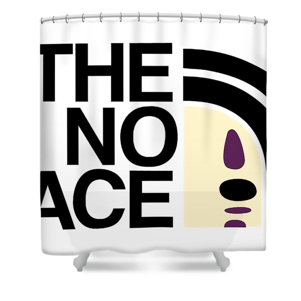 the no face goyangan maut transparent - Anime Shower Curtain Shop