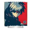 the ultimate hope makoto naegi poster joe hiller - Anime Shower Curtain Shop