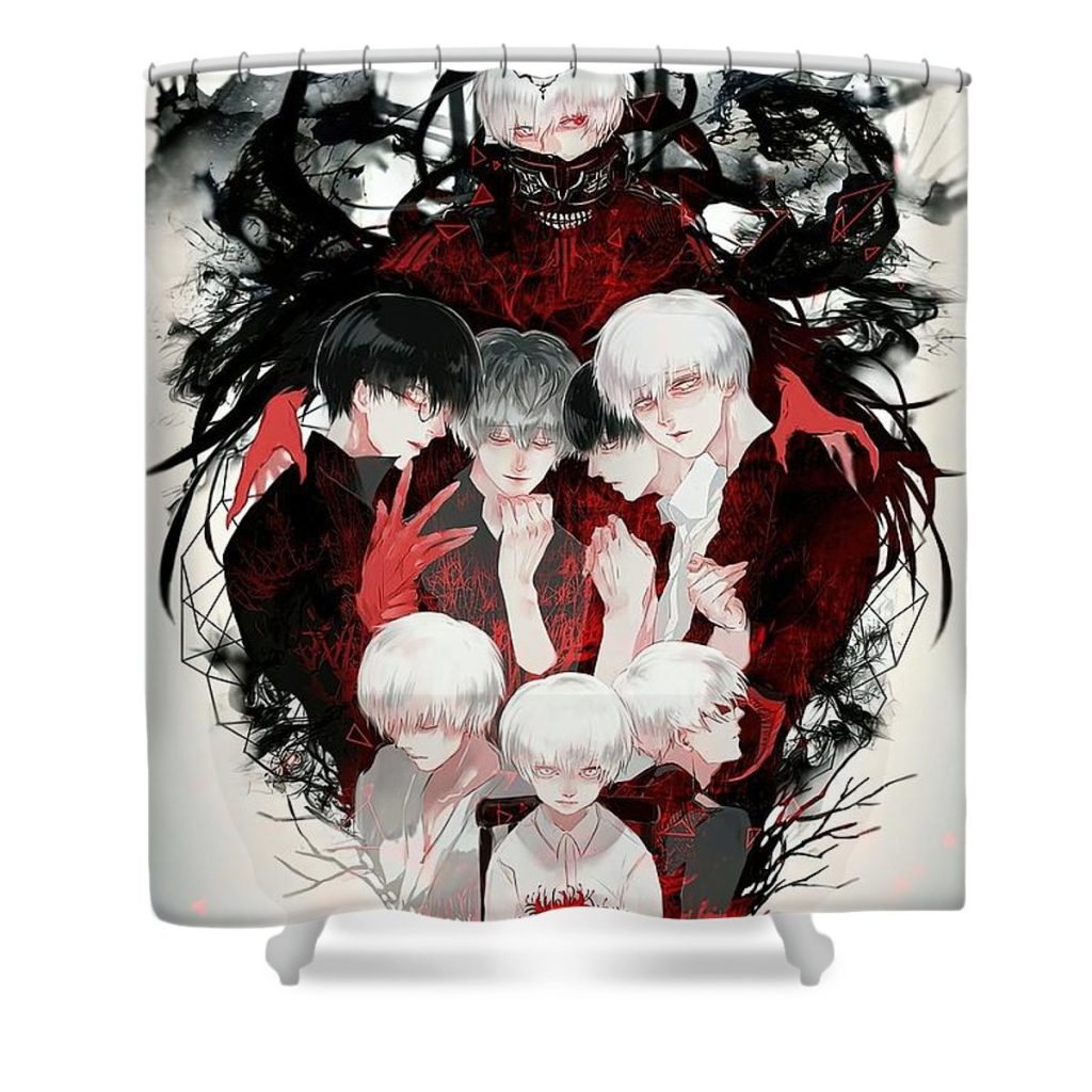 tokyo ghoul ken kaneki logan hughes - Anime Shower Curtain Shop