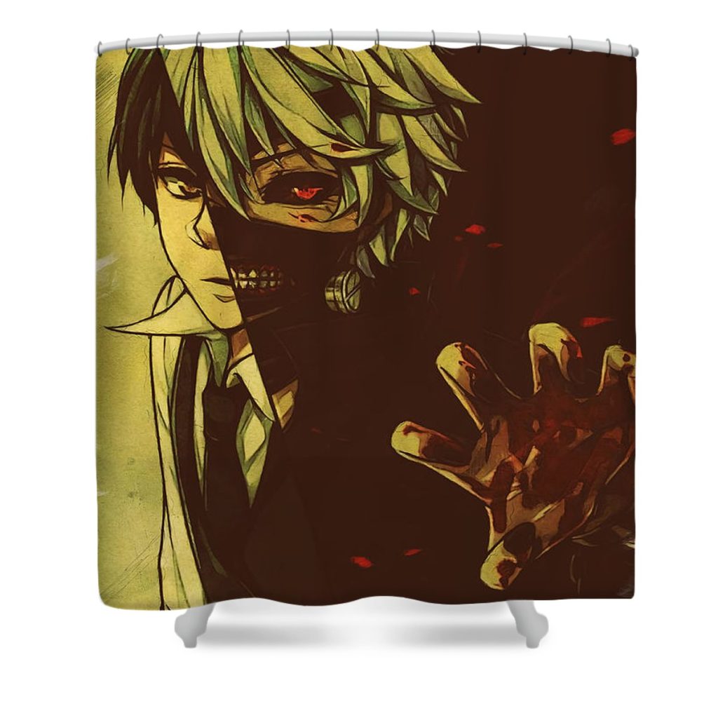 tokyo ghoul poster alfie mitchell - Anime Shower Curtain Shop