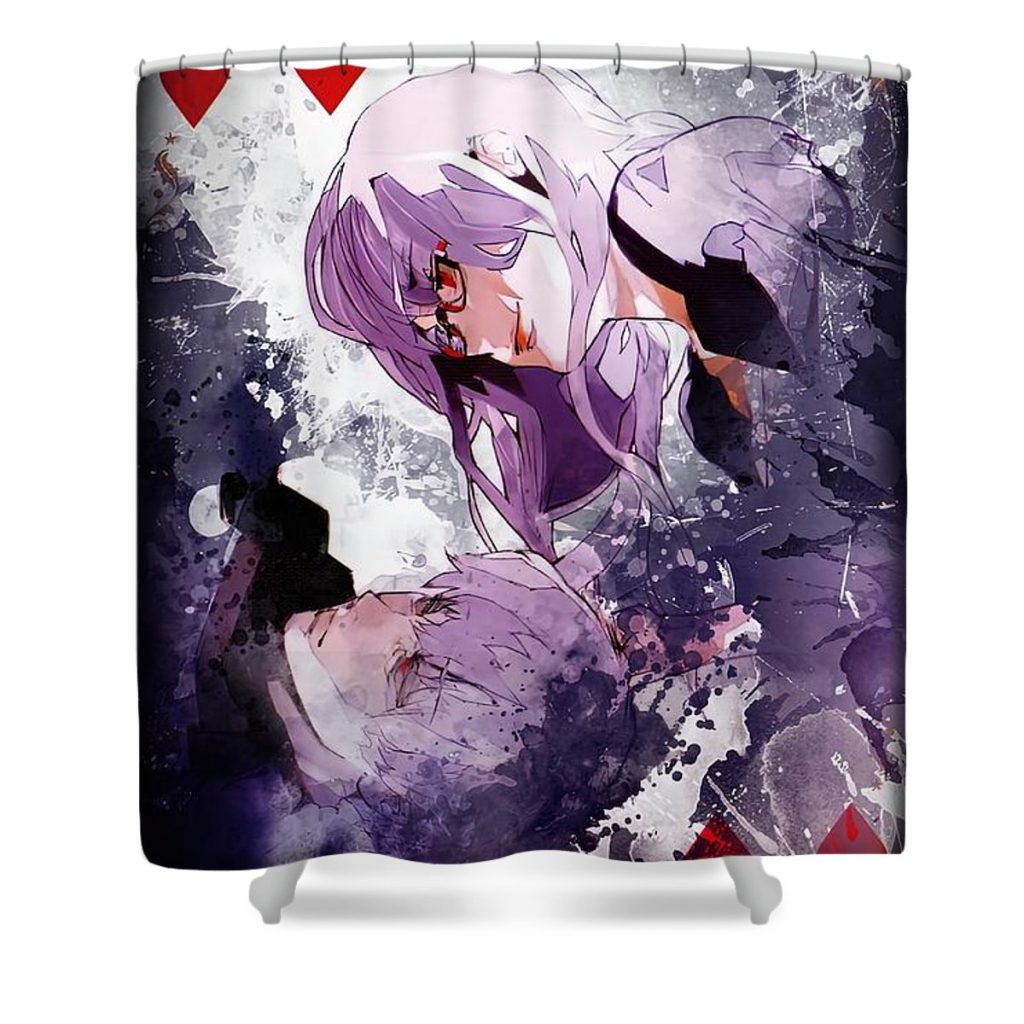 tokyo ghoul queen rize white palmer - Anime Shower Curtain Shop