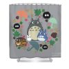 totoro wreath canis picta - Anime Shower Curtain Shop