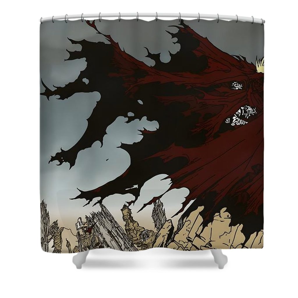 trigun celestina paul - Anime Shower Curtain Shop