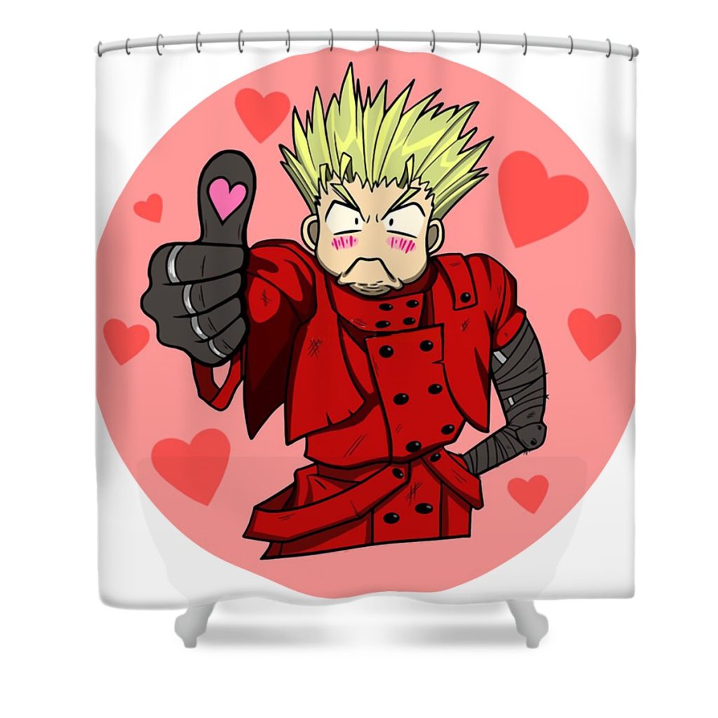 trigun vash rendi sow transparent - Anime Shower Curtain Shop