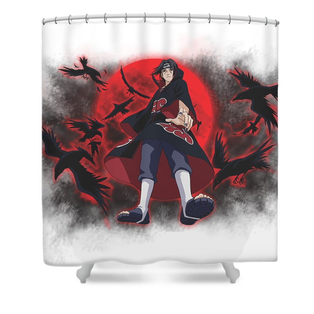 uchiha itachi jacob brink transparent - Anime Shower Curtain Shop