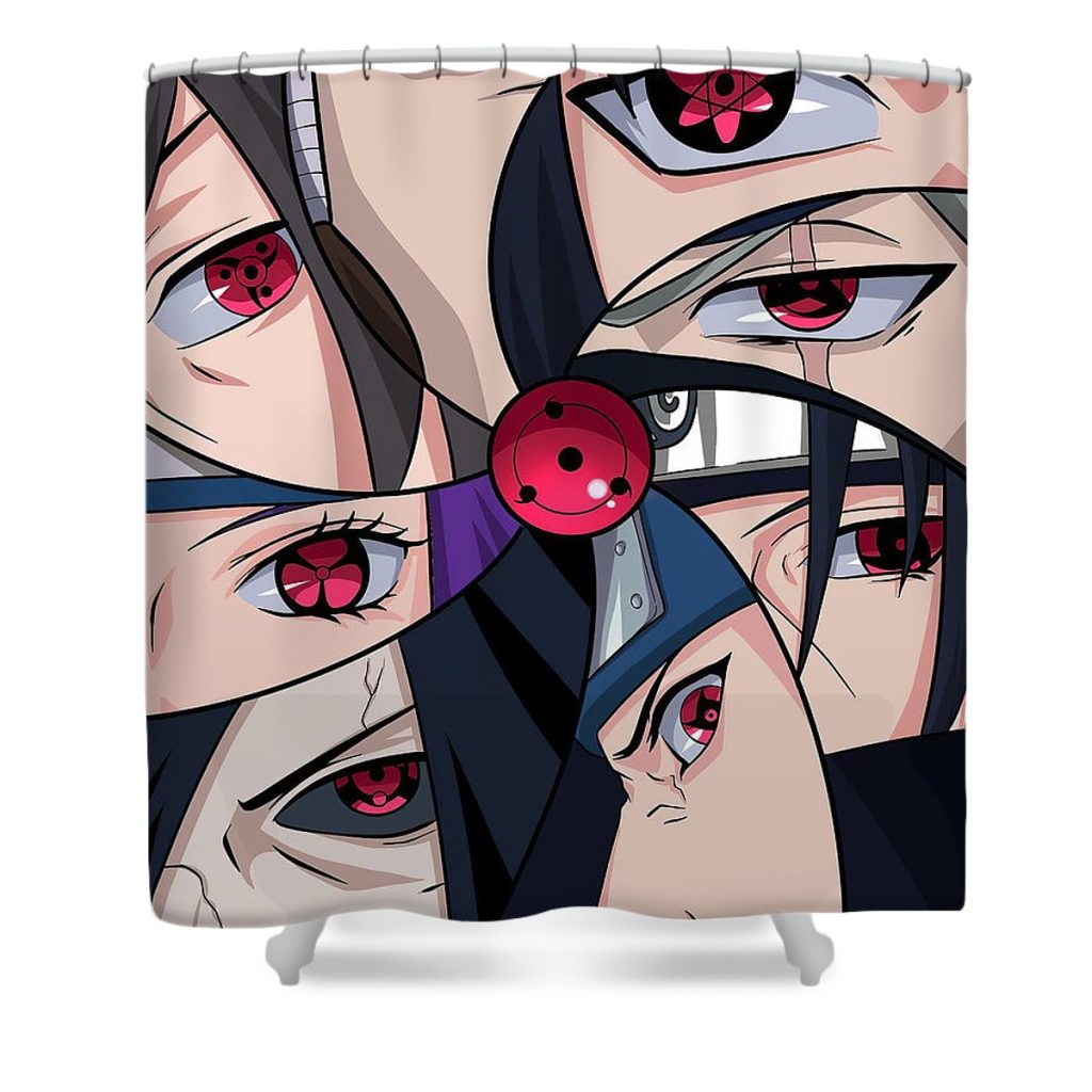 uchiha sharingan nguyen hai - Anime Shower Curtain Shop