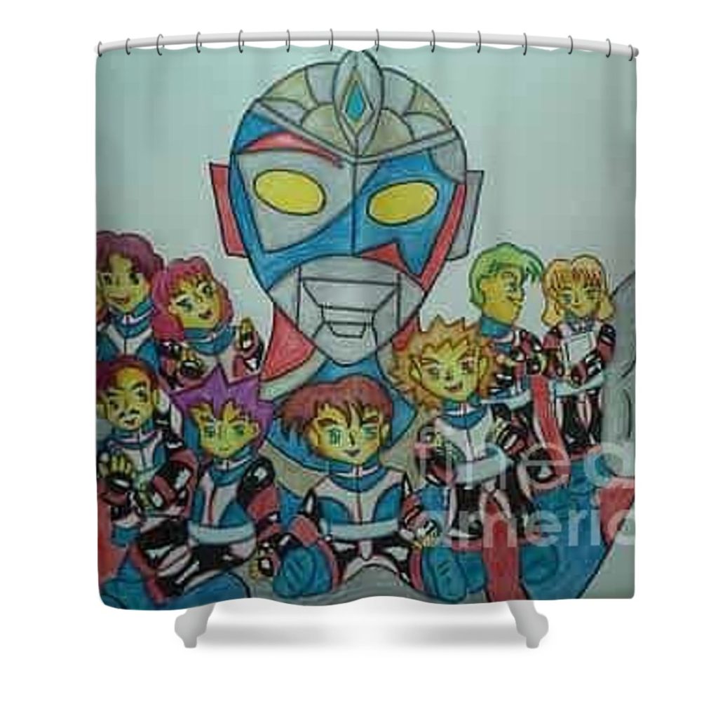 ultraman a one nooreffanizah jasni - Anime Shower Curtain Shop