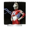 ultraman japanese tv science patrol jorge terrones - Anime Shower Curtain Shop