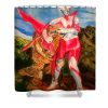 ultraman vs gabora akmalany prak - Anime Shower Curtain Shop