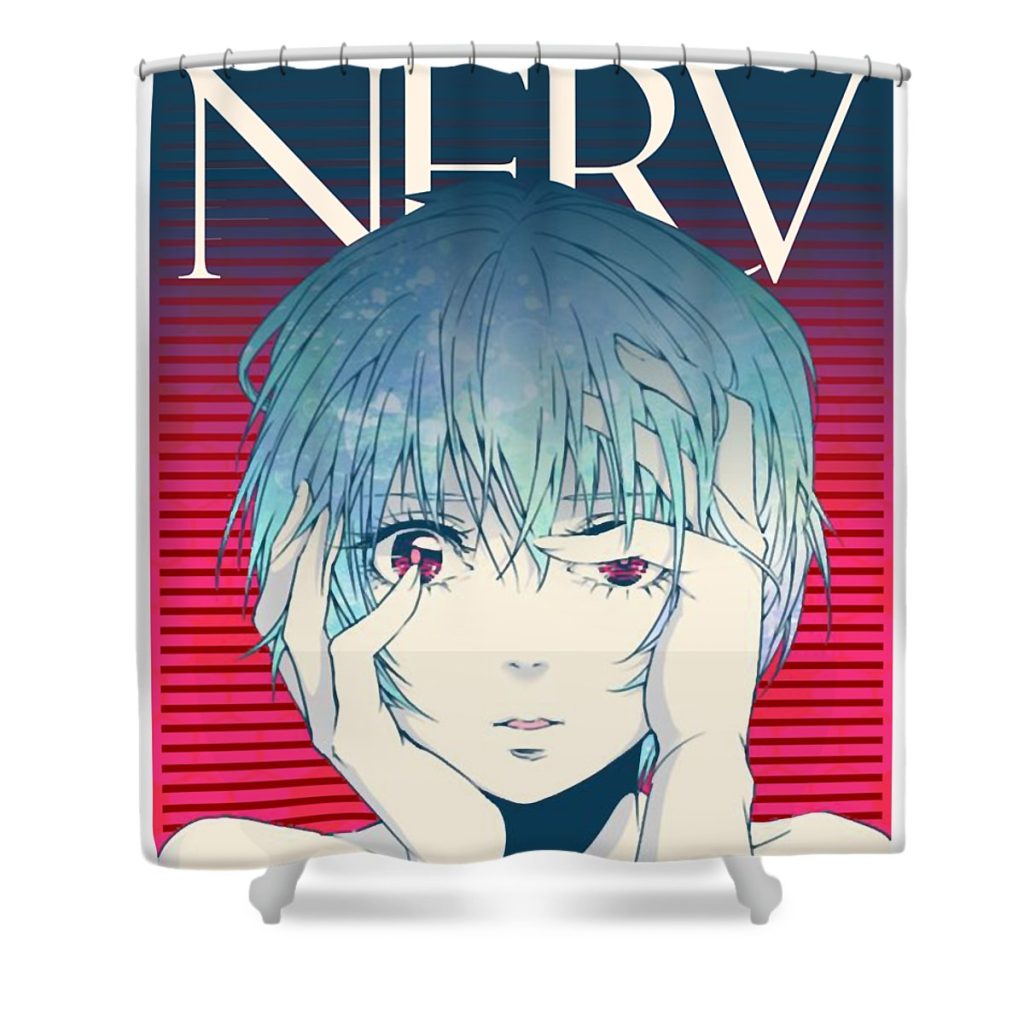 unusual inspirational behavior nerv pop zery bart transparent - Anime Shower Curtain Shop