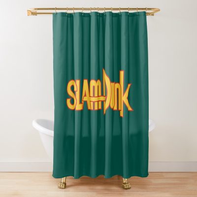 Slam Dunk Logo Shower Curtain Official Anime Shower Curtain Merch